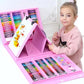 🔥 50% DE RÉDUCTION ! ✨ Kit Artistique 6-en-1 Enfant - 208 Pièces, Chevalet Double Face, Matériaux Sûrs, Idéal pour Développer la Créativité 🎨✨