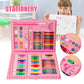 🔥 50% DE RÉDUCTION ! ✨ Kit Artistique 6-en-1 Enfant - 208 Pièces, Chevalet Double Face, Matériaux Sûrs, Idéal pour Développer la Créativité 🎨✨