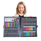 🔥 50% DE RÉDUCTION ! ✨ Kit Artistique 6-en-1 Enfant - 208 Pièces, Chevalet Double Face, Matériaux Sûrs, Idéal pour Développer la Créativité 🎨✨