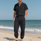 🚀50% de réduction✨Ensemble 2 Pièces Unicolore Tendance pour Homme