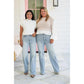 Jeans Vintage à Taille Haute et Coupe Droite pour Femmes
