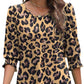 🌸 Chemise formelle et décontractée à manches fendues et poignets froncés pour femmes