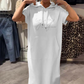 🔥Remise d'été 50%🔥Robe longue à capuche et manches courtes pour femmes