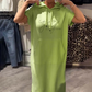 🔥Remise d'été 50%🔥Robe longue à capuche et manches courtes pour femmes
