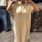 🔥Remise d'été 50%🔥Robe longue à capuche et manches courtes pour femmes