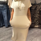 🔥Remise d'été 50%🔥Robe longue à capuche et manches courtes pour femmes