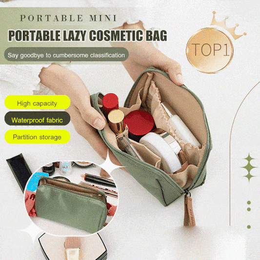 Mini sac à cosmétiques portable