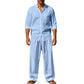 Ensemble chemise et pantalon respirant pour hommes