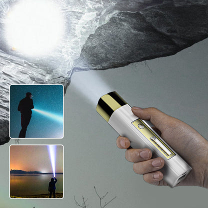 Mini Lampe Torche Haute Luminosité et Batterie Externe 2-en-1