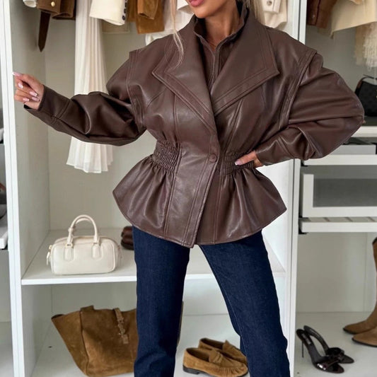 ⏳Spécial à durée limitée⏰Veste à revers crantés unis🧥