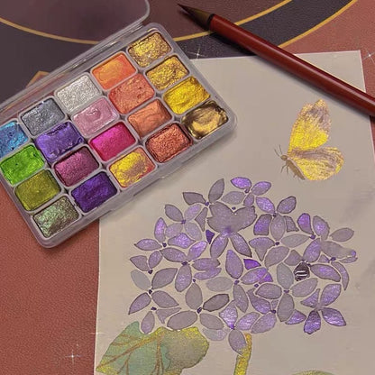Set de peinture aquarelle 20 couleurs
