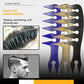 Peigne professionnel double face à dents larges et antistatiques