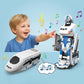🤖 ROBO-TRAIN TRANSFORMABLE SUPER DÉFIANT ! 🔥Jouet robot train transformable rechargeable