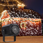 📢📢60 % de réduction !!!🎅Projecteur lumineux rotatif à LED avec motifs de Noël
