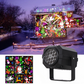 📢📢60 % de réduction !!!🎅Projecteur lumineux rotatif à LED avec motifs de Noël