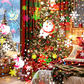 📢📢60 % de réduction !!!🎅Projecteur lumineux rotatif à LED avec motifs de Noël