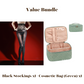 🧦 50% DE RÉDUCTION ! ✨ Lot Avantageux : Bas en Dentelle 8D + Trousse à Cosmétiques – Look Brillant, Confort Doux & Idéal pour Cadeau 💝
