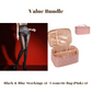 🧦 50% DE RÉDUCTION ! ✨ Lot Avantageux : Bas en Dentelle 8D + Trousse à Cosmétiques – Look Brillant, Confort Doux & Idéal pour Cadeau 💝