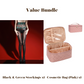 🧦 50% DE RÉDUCTION ! ✨ Lot Avantageux : Bas en Dentelle 8D + Trousse à Cosmétiques – Look Brillant, Confort Doux & Idéal pour Cadeau 💝