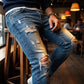 💎 50% DE RÉDUCTION ! 💎 Jean Skinny Déchiré Élégant pour Homme – Coupe Slim Fuselée, Coton Respirant & Look Urbain Assuré 👖🔥