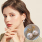 Boucle d'oreille perle classique française, élégante et simple