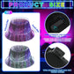 📢📢60% DE RÉDUCTION !! ⏰Chapeau Bob Lumineux à Fibre Optique – Rechargeable USB, Multicolore & Sécurité Nocturne 🌟👒