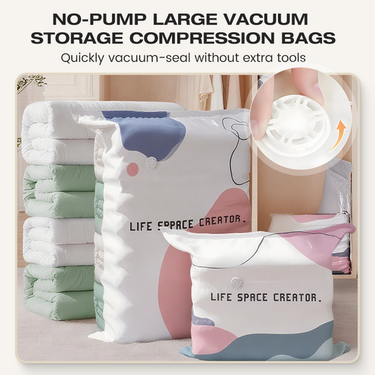 🧳 ACHETEZ 3, OBTENEZ 2 GRATUIT ! 💨 Grand sac de rangement sous vide compressible – Sans pompe, étanche & léger – Idéal pour économiser de l’espace dans les valises ou à la maison – pratique pour les voyages ou le rangement ✈️🏠✨