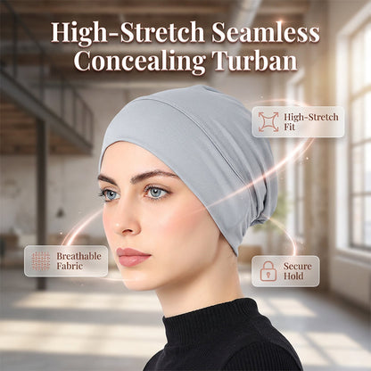 🧕 PROMO LIMITÉE 50% DE RÉDUCTION ! ✨ Bonnet Turban pour Femmes – Extensible, Doux, Anti-Dérapant ✨