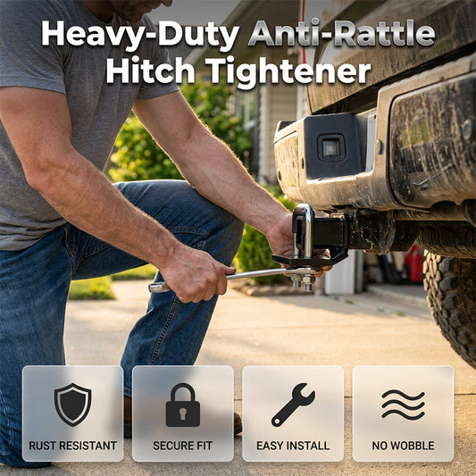 📢📢-50% !! ⏰ Stabilisateur d’attelage anti-vibration robuste – Réduit les secousses & les bruits – Idéal pour remorques, caravanes ou porte-vélos – installation facile et sécurité renforcée 🛡️✨