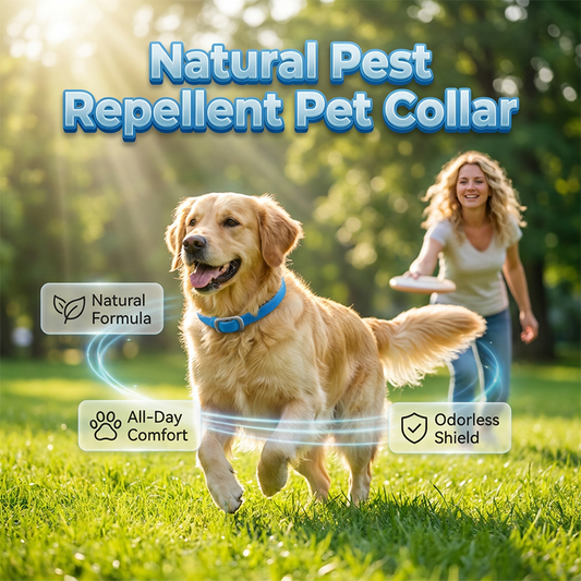 ⏰🔥OFFRE À DURÉE LIMITÉE : 50 % DE RÉDUCTION !🔥PLUS DE 50 000 EXEMPLAIRES VENDUS ! Collier anti-nuisibles pour animaux de compagnie à base d'huiles essentielles naturelles