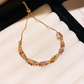 📢📢50% DE RÉDUCTION !! ⏰Bracelet Ajustable Rétro Entrelacé Multicolore en Zircon pour Femme