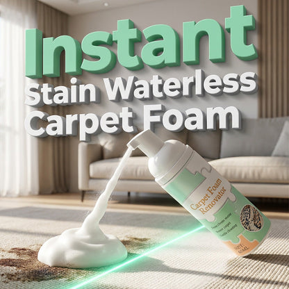 🔥 2 achetés 1 offerts 🎁Mousse détachante sans eau pour tapis avec serviette