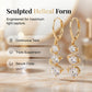 ✨ Boucles d'Oreilles Spirale & Goutte Asymétriques – Cristaux Luminescents & Hélice Dorée ! 💫 Design Allongeant – Parfait pour les Soirées & Fêtes. 🌟 Pierre Premium Scintillante – Achetez 3 pour 10% de Réduction Supplémentaire ! 🛍️