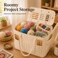🧶🛒 -60% ! 🪡 Sac de Rangement en Toile – Compartiments pour Aiguilles, Œillets pour Fil & Poches Intérieures.