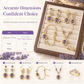 🦋 50% DE RÉDUCTION! 💜 Parure papillon – Bague & boucles zircon violet ✨