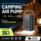 🏕️ Pompe à air rechargeable pour le camping – Éclairage LED, gonflage rapide, compacte 🔋
