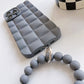 Funda pulsera de perlas escarchadas para iPhone