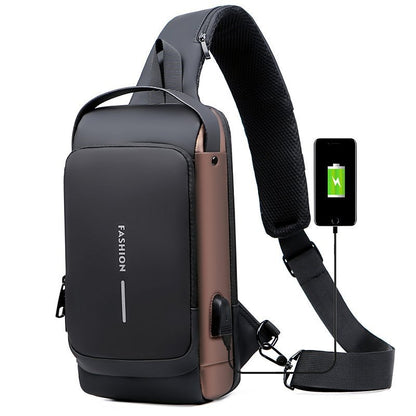 Bolso Bandolera Antirrobo con Carga USB Sport Sling